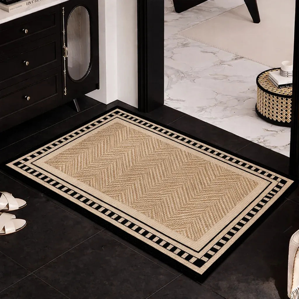 Premium Non Slip Front Door Mat Indoor Outdoor Entrance Rug Durable Dust Proof - 80x120cm