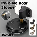Push Lock Door Stop Floor Mounted Mechanical Door Holder Zinc Alloy - Bronze