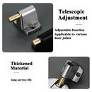 Push Lock Door Stop Floor Mounted Mechanical Door Holder Zinc Alloy - Bronze