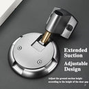 Push Lock Door Stop Floor Mounted Mechanical Door Holder Zinc Alloy - Bronze