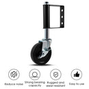 4 Inch Wheels Black Metal Pulleys Swivel Wheels Door Wheels Casters Heavy Duty