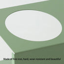 Ceramic Slanted Double Pet Bowl Cat Dog Food Water Bowl Non-Slip Feeding Dish - Green
