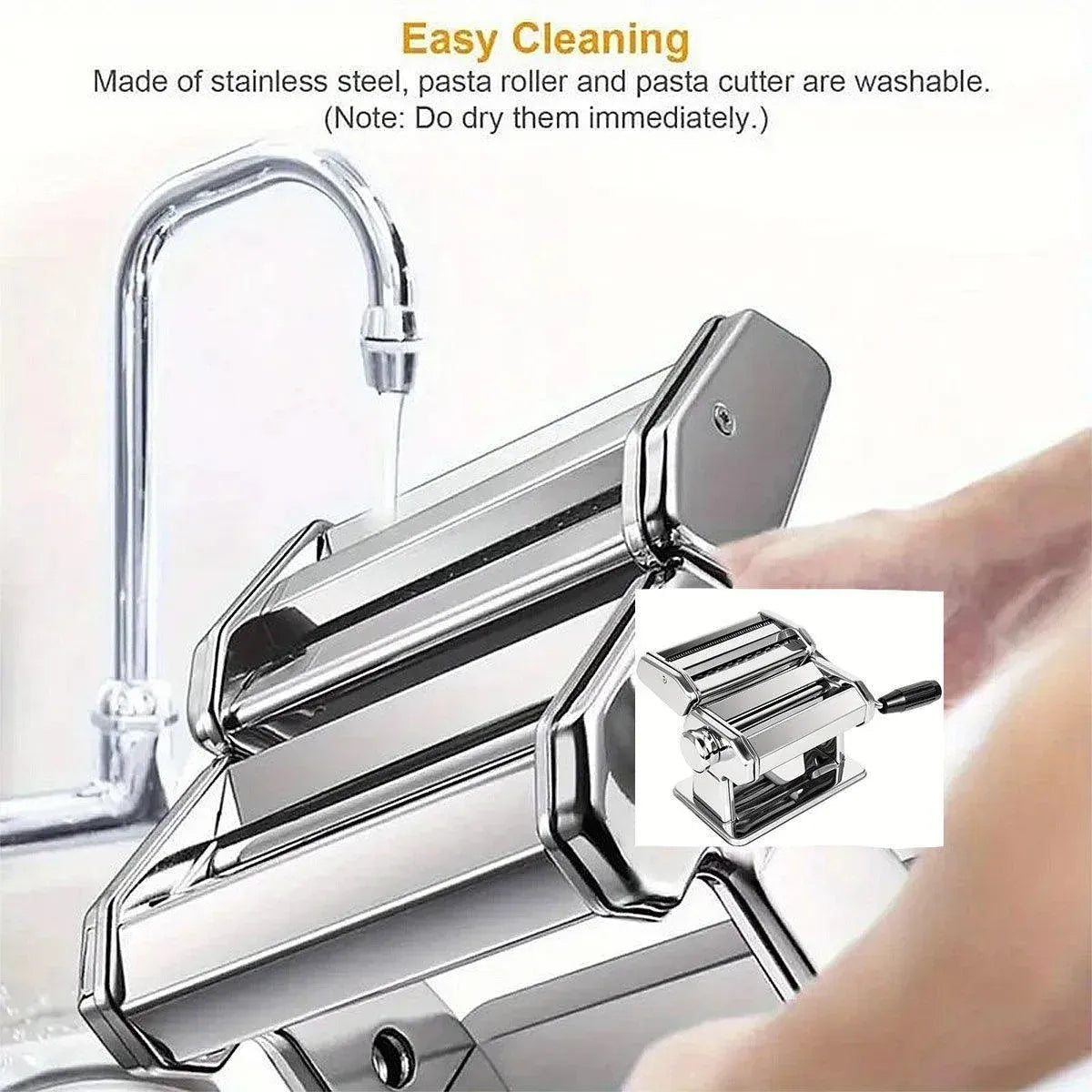 Manual Noodle Maker Dumpling Press Stainless Steel Noodle Machine Pasta Tool