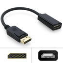 4K/1080p DisplayPort Display Port DP Male to HDMI Female Adapter Converter Cable - 4K-DP Male to HDMI Female