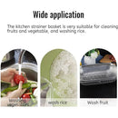 Stainless Steel Sink Basket Vegetable Washer Drain Rack Kitchen Storage Holder - 24x34x8cm