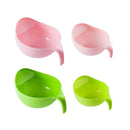 4pcs Multifunctional Plastic Rice Drainage Basket Vegetable Washing Basin Sieve