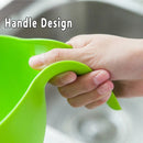 4pcs Multifunctional Plastic Rice Drainage Basket Vegetable Washing Basin Sieve