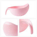 4pcs Multifunctional Plastic Rice Drainage Basket Vegetable Washing Basin Sieve