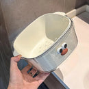 2 in 1 Cute Double Draining Fruit Basket Dishwashing Colander for Household - Purple