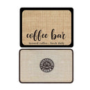 Super Draining Dish Drying Mat Quick Dry Coffee Kitchen Bathroom Tableware Pad - Coffee