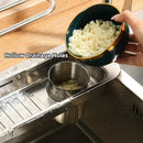 Retractable Kitchen Sink Draining Rack Water Filter Basket Storage Shelf Home - Grey