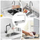 Retractable Kitchen Sink Draining Rack Water Filter Basket Storage Shelf Home - Grey