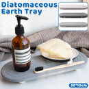 Nordic Diatomaceous Earth Tray Bathroom Sink Drying Mat 30x10cm - Grey