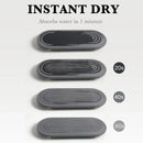 Nordic Diatomaceous Earth Tray Bathroom Sink Drying Mat 30x10cm - Grey