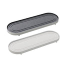 Stainless Steel Diatomite Tray Countertop Drying Mat Bathroom Kitchen Sink Organizer - Silver
