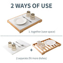 Diatomite Instant Absorbent Dry Mat With Bamboo Frame Bathroom Kitchen Dry Pad