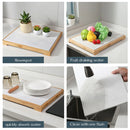 Diatomite Instant Absorbent Dry Mat With Bamboo Frame Bathroom Kitchen Dry Pad