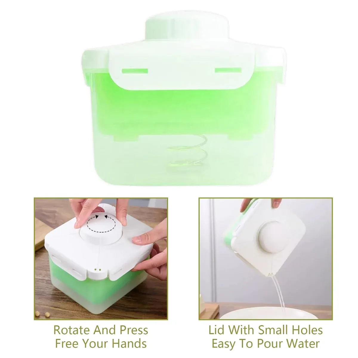 Tofu Press Mold Box Water Drainer Container Kitchen Tool for Homemade Bean Curd