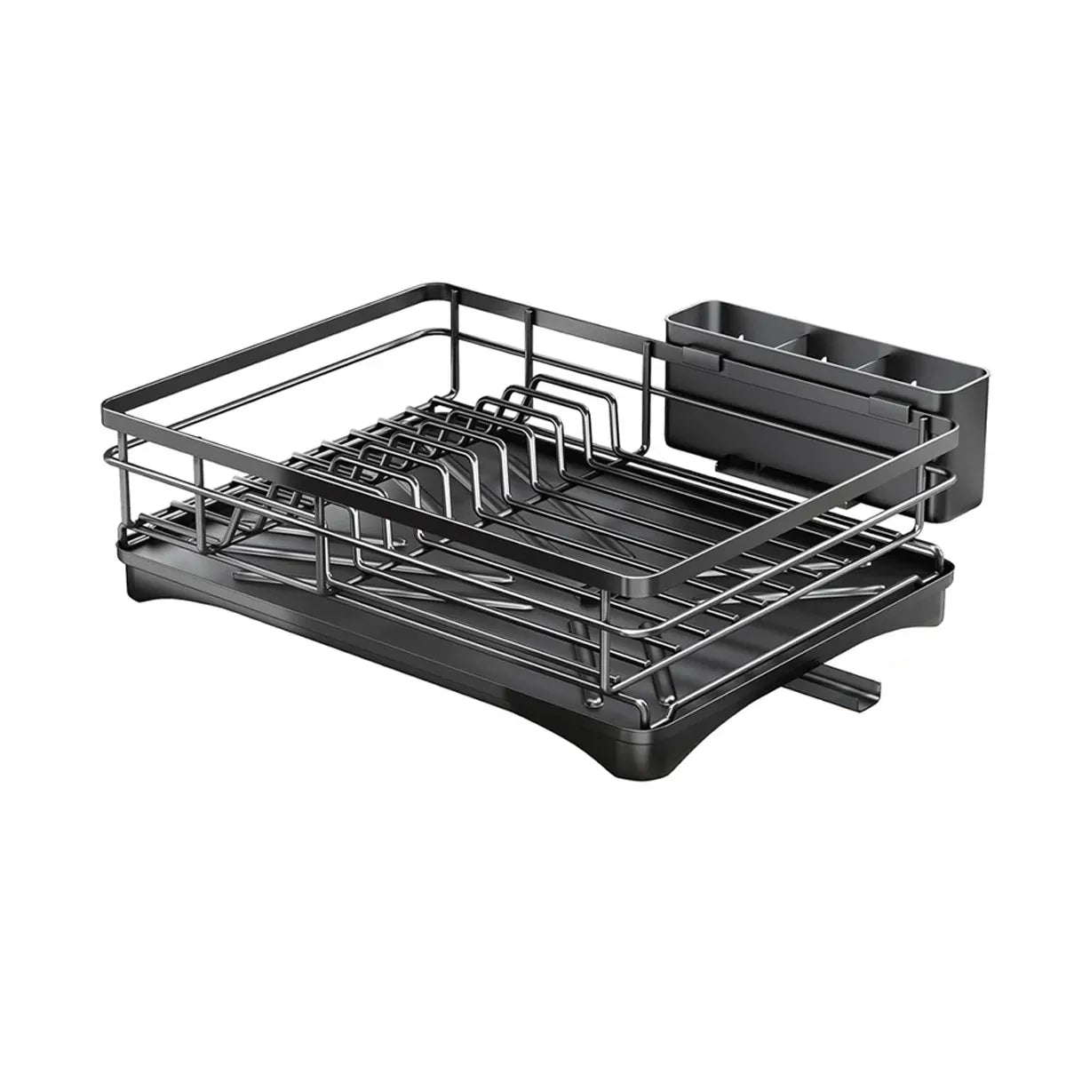 Large Capacity Kitchen Dish Drying Rack Sink Plate Bowl Tableware Storage Shelf