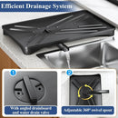 Large Capacity Kitchen Dish Drying Rack Sink Plate Bowl Tableware Storage Shelf