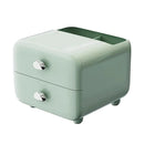Multifunctional Desktop Organizer Storage Drawer Box for Office and Study Desks - Green