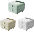 Multifunctional Desktop Organizer Storage Drawer Box for Office and Study Desks - White