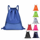 Backpack Sport Pack String Tote Gym Bag Cinch Sack School Drawstring Capacity - Pink