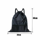 Backpack Sport Pack String Tote Gym Bag Cinch Sack School Drawstring Capacity - Pink