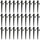 Adjustable Irrigation Misting Dripper 360-degree Sprinkler Drip Watering Tool - Black