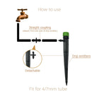 Adjustable Irrigation Misting Dripper 360-degree Sprinkler Drip Watering Tool - Black