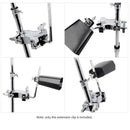Drum Set Tom Clamp Extension Clip Adjustable Anti-Slip For Drum Kit Expansion