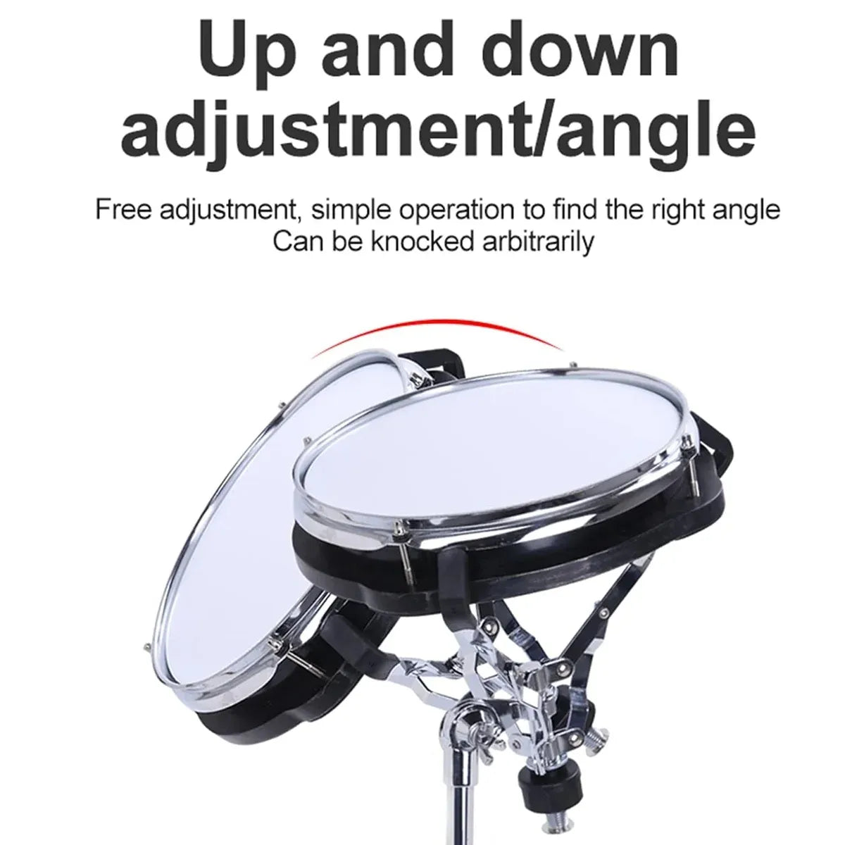 Drum Stand for Practice Pad Snare 22 Pipe Diameter Adjustable Steel Drum Kit