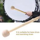 2pcs Felt Drumsticks Gong Mallets Soft Hammer Drum Accessories Percussion Tools