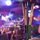 Drum Sticks Case Aluminum Alloy Clip Drum Stick Bag Stand Anti-slip Rubber Pad