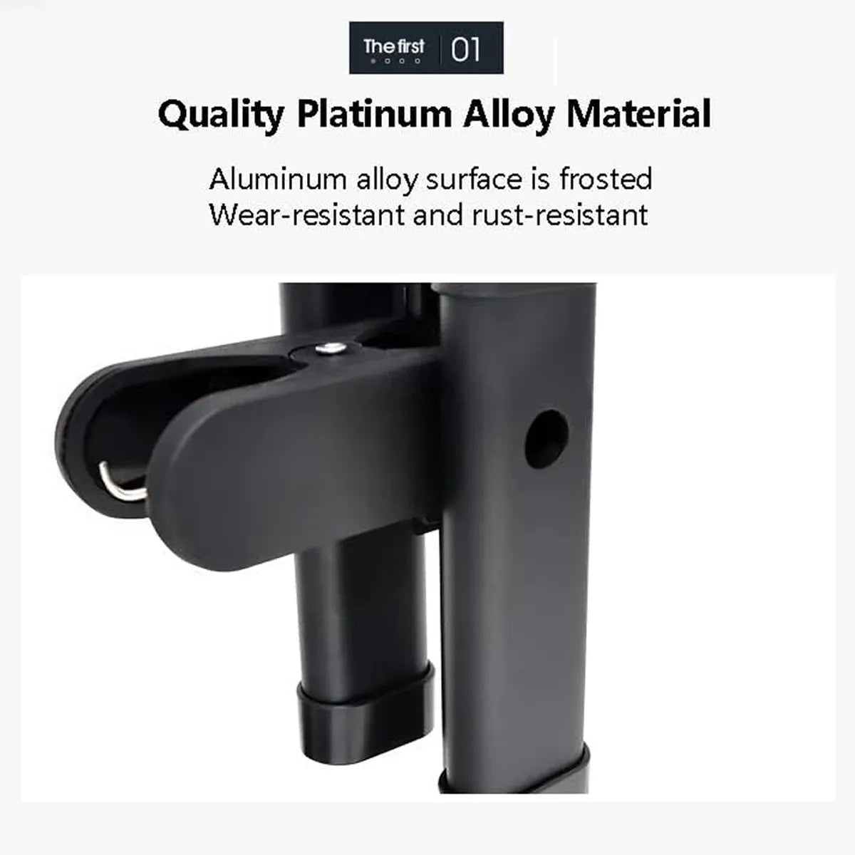 Drum Sticks Case Aluminum Alloy Clip Drum Stick Bag Stand Anti-slip Rubber Pad