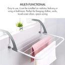 Foldable Hanging Drying Rack 2PCS Balcony Window Railing Laundry 55 x 32cm
