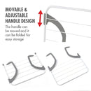 Foldable Hanging Drying Rack 2PCS Balcony Window Railing Laundry 55 x 32cm