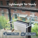 Foldable Hanging Drying Rack 2PCS Balcony Window Railing Laundry 55 x 32cm