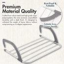 Foldable Hanging Drying Rack 2PCS Balcony Window Railing Laundry 55 x 32cm
