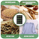 2-8 Tier Drying Net Large Shelf Hydroponic Hanging Grow Herb Plant Dry - 2 Layers