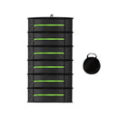 2-8 Tier Drying Net Large Shelf Hydroponic Hanging Grow Herb Plant Dry - 6 Layers