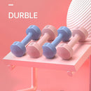Ladies 1kg Dumbbells for Fitness Exercise Yoga Home Training Slim Arm Workout - Pink