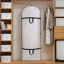 Clothes Dustproof Cover Foldable Moisture-Proof For Household Dress Suit Storage - Black
