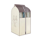 Hanging Garment Covers with Clear Window 120cm for Clothes Rack Closet Hanging - Beige