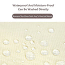 Hanging Garment Covers with Clear Window 120cm for Clothes Rack Closet Hanging - Beige