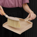 Wooden Handle Mini Brush and Dustpan Set for Desktop Cleanup Small Sweeper Set - B39