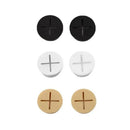 10 PCS 20mm Desk Cord Grommet, Flexible Silicone Cable Hole Cover Round Gasket - Yellow