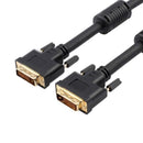DVI Braided Cable Male DVI-D for LCD Monitor Computer PC Projector DVD Cord Lead - 5M