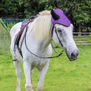 Breathable Mesh Cloth Ear Muffs For Horse Accessories Comfortable Fly Protection - Black