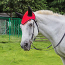 Breathable Mesh Cloth Ear Muffs For Horse Accessories Comfortable Fly Protection - Black